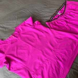 HeartSoul Top and Pants.Vibrant Pink